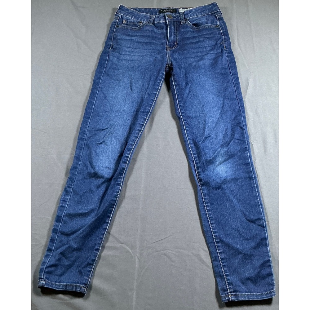 Aeropostale Womens High Waisted Jegging Jeans Medium Wash Size 4 Regular